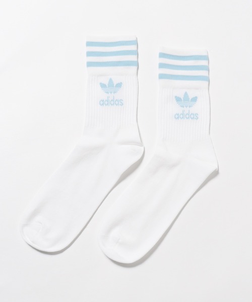 adidas(アディダス)の「adidas/アディダス HERI M CUT CREW SOCK 3P 3足セット(ソックス/靴下・メンズ・ホワイト/ブラック/ホワイト系その他・S/M/L)」の18枚目の写真