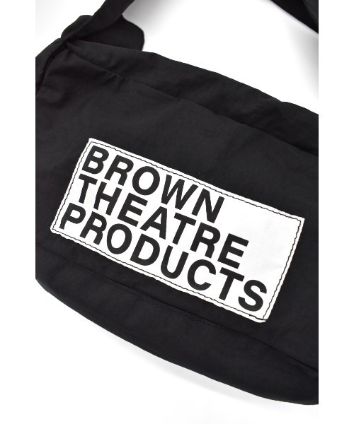 THEATRE PRODUCTS(シアタープロダクツ)の「STICKER LABEL SQUALEBAG/ステッカーラベルスクエアバッグ(ハンドバッグ・レディース・ブラック/アイボリー・FREE)」の6枚目の写真