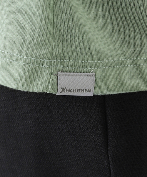 HOUDINI(フディーニ)の「【HOUDINI / フーディニ】Ms Tree Tee Drawing Logo(Tシャツ/カットソー・メンズ・チャコールグレー/ブラック/サファリグリーン・MEDIUM/LARGE)」の10枚目の写真
