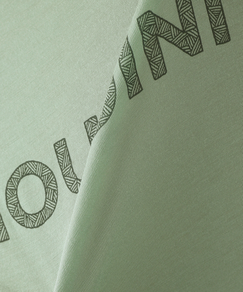 HOUDINI(フディーニ)の「【HOUDINI / フーディニ】Ms Tree Tee Drawing Logo(Tシャツ/カットソー・メンズ・チャコールグレー/ブラック/サファリグリーン・MEDIUM/LARGE)」の8枚目の写真