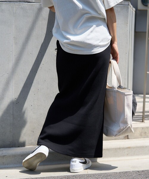 FREAK'S STORE(フリークスストア)の「カラーリブスカート(スカート・レディース・ブラック/ピンク/オレンジ/ナチュラル/コーラルピンク・フリ-)」の11枚目の写真