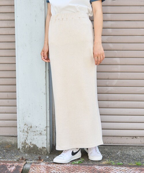 FREAK'S STORE(フリークスストア)の「カラーリブスカート(スカート・レディース・ブラック/ピンク/オレンジ/ナチュラル/コーラルピンク・フリ-)」の22枚目の写真