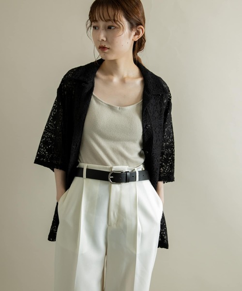 SMELLY(スメリー)の「シンプルピンバックルベルト(ベルト・レディース・ブラック/ブラウン/アイボリー・-)」の5枚目の写真