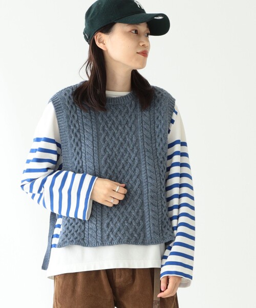 BEAMS BOY / サイド リボン ベスト BEAMS BOY（ビームス ボーイ）【5/7値下げ】サイド リボン レッド