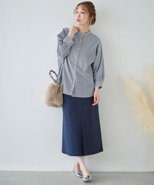 le.coeur blanc（ルクールブラン）の「ツイストハンドルファー2WAYバッグ（ショルダーバッグ・レディース・ベージュ/グレイッシュベージュ・FREE）」の16枚目の写真