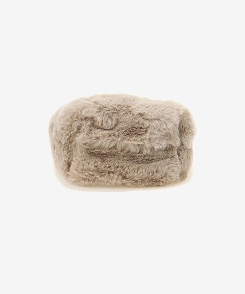 le.coeur blanc（ルクールブラン）の「ツイストハンドルファー2WAYバッグ（ショルダーバッグ・レディース・ベージュ/グレイッシュベージュ・FREE）」の20枚目の写真