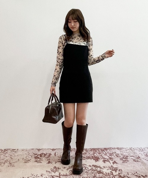 EPIMI E'PIMMY（エピミエピミー）の「アソートシアートップス（Tシャツ/カットソー・レディース・ブラック/ベージュ/アイボリー/グリーン系その他/コーラルピンク/ブラック×ホワイト・MEDIUM）」の11枚目の写真