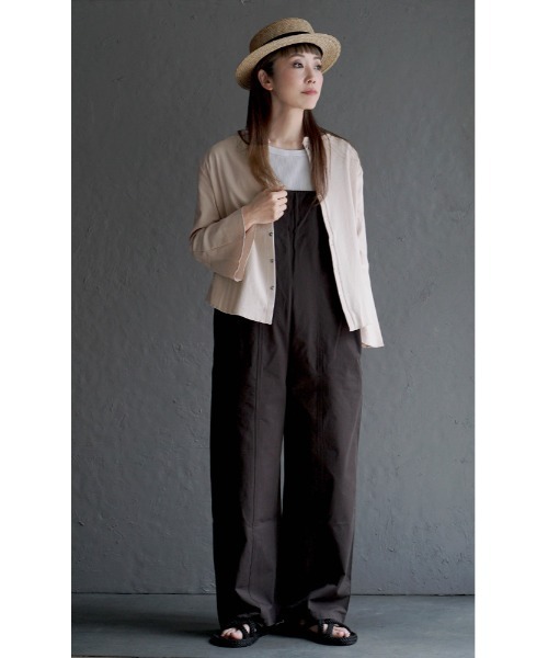 apartment department（アパートメントデパートメント）の「コットンリブ 2way ベルスリーブカーディガン（カーディガン/ボレロ・レディース・アイボリー/チャコール/レモンイエロー・M）」の13枚目の写真