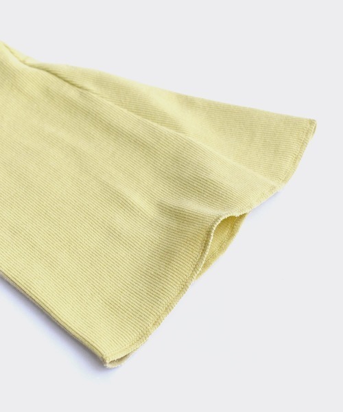apartment department（アパートメントデパートメント）の「コットンリブ 2way ベルスリーブカーディガン（カーディガン/ボレロ・レディース・アイボリー/チャコール/レモンイエロー・M）」の12枚目の写真
