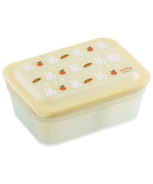 Miffy（ ミッフィー）の「(SK)【ミッフィー】お弁当箱にも使える。ふわっと盛れる 保存容器[450ml]（お弁当箱・キッズ・ライトグレー/ライトイエロー・ONE SIZE）」の15枚目の写真