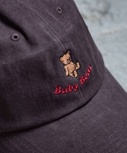 CALIFORNIA OUTFITTERS（カリフォルニア アウトフィッターズ）の「テディベアーコットンキャップ（キャップ・レディース・カーキ/ブラック/マルーン/ホワイト/ネイビー・ONE SIZE）」の5枚目の写真