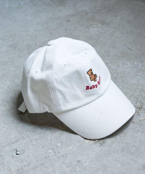 CALIFORNIA OUTFITTERS（カリフォルニア アウトフィッターズ）の「テディベアーコットンキャップ（キャップ・レディース・カーキ/ブラック/マルーン/ホワイト/ネイビー・ONE SIZE）」の7枚目の写真