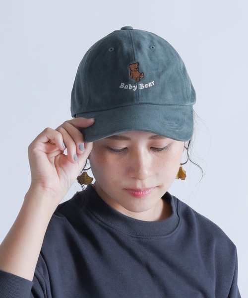 CALIFORNIA OUTFITTERS（カリフォルニア アウトフィッターズ）の「テディベアーコットンキャップ（キャップ・レディース・カーキ/ブラック/マルーン/ホワイト/ネイビー・ONE SIZE）」の10枚目の写真