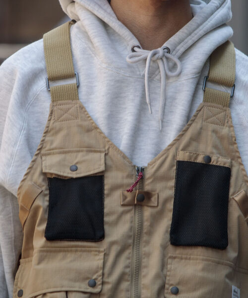 NANGA(ナンガ)の「【NANGA/ナンガ】TAKIBI RIP STOPFIELD VEST リップストップ ベスト(ベスト・メンズ・ブラック/キャメル・M)」の17枚目の写真