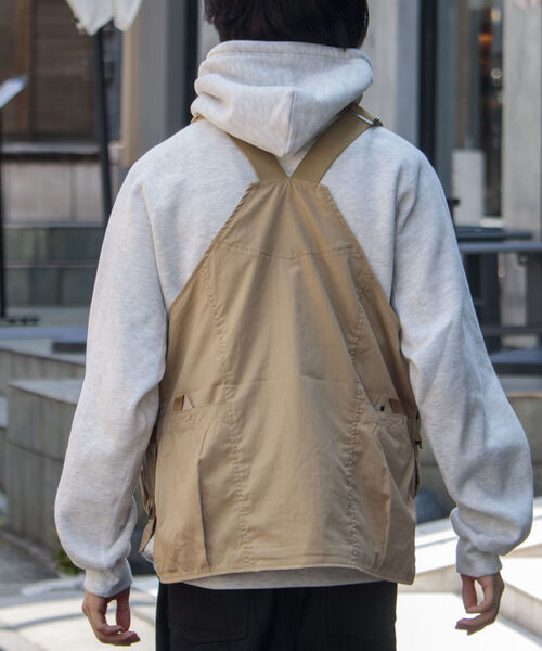 NANGA(ナンガ)の「【NANGA/ナンガ】TAKIBI RIP STOPFIELD VEST リップストップ ベスト(ベスト・メンズ・ブラック/キャメル・M)」の12枚目の写真
