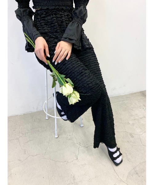 PHILLY（フィリー）の「ミニフリルパンツ（その他パンツ・レディース・ホワイト/ブラック・FREE）」の2枚目の写真