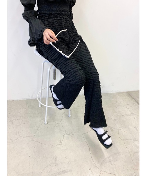 PHILLY（フィリー）の「ミニフリルパンツ（その他パンツ・レディース・ホワイト/ブラック・FREE）」の7枚目の写真