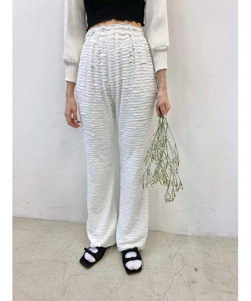 PHILLY（フィリー）の「ミニフリルパンツ（その他パンツ・レディース・ホワイト/ブラック・FREE）」の9枚目の写真