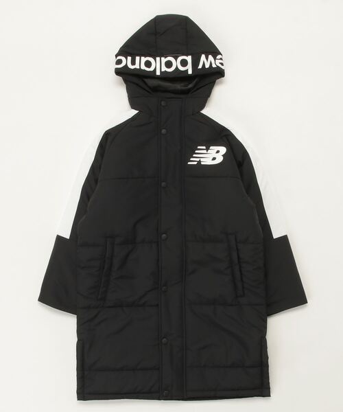 NEW BALANCE(ニューバランス)の「ニューバランス New Balance Tenacity 中綿ベンチコート(ダウンジャケット/コート・キッズ・ネイビー/ブラック・130cm/140cm/150cm/160cm)」の2枚目の写真