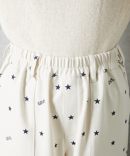 GEVS.(ジェイヴィス)の「<大きいサイズ> 星プリントリラックスワイドパンツ GEVS.(その他パンツ・レディース・ライトベージュ/ブラック・3L/L/4L/LL/5L)」の19枚目の写真