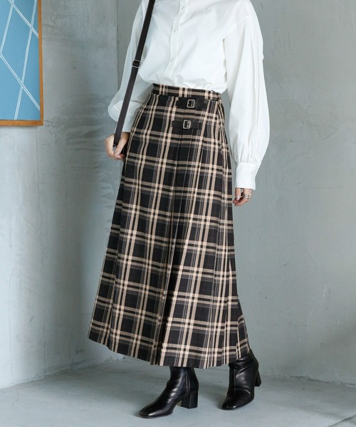 RAGEBLUE（レイジブルー）の「キルトチェックスカート（スカート