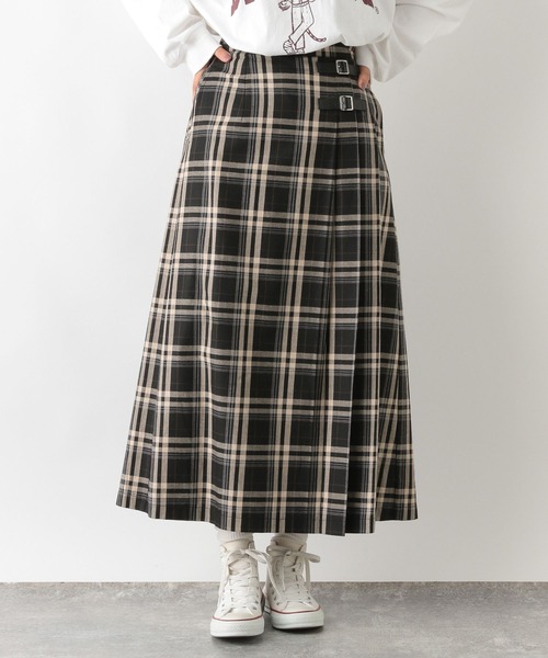 RAGEBLUE（レイジブルー）の「キルトチェックスカート（スカート・レディース・ダークグリーン/ダークブラウン/ベージュ系その他2/ブルー系その他/レッド・FREE）」の11枚目の写真