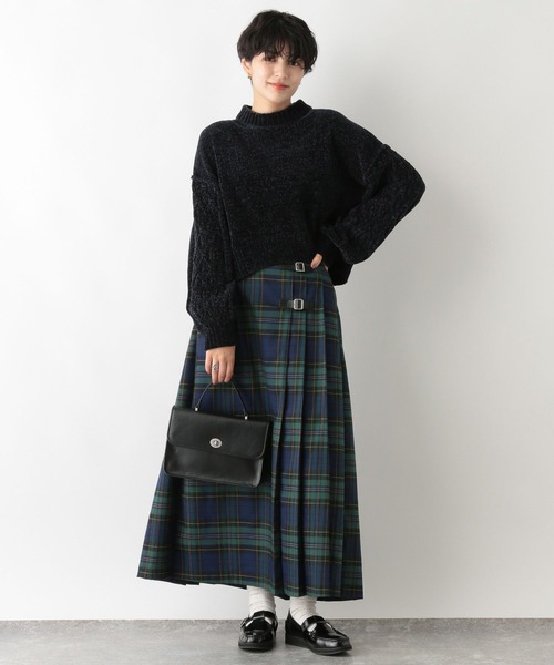 RAGEBLUE（レイジブルー）の「キルトチェックスカート（スカート・レディース・ダークグリーン/ダークブラウン/ベージュ系その他2/ブルー系その他/レッド・FREE）」の21枚目の写真