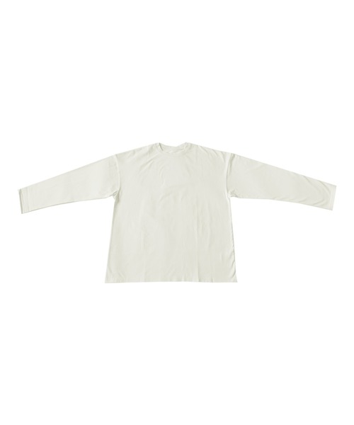 antiqua(アンティカ)の「綿100%シンプルロンT(Tシャツ/カットソー・レディース・オフホワイト/ブラック/ネイビー/ピンク・M/L)」の7枚目の写真