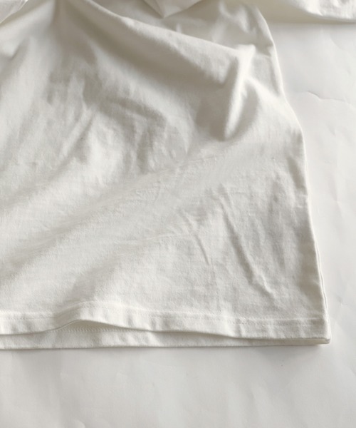 antiqua(アンティカ)の「綿100%シンプルロンT(Tシャツ/カットソー・レディース・オフホワイト/ブラック/ネイビー/ピンク・M/L)」の11枚目の写真