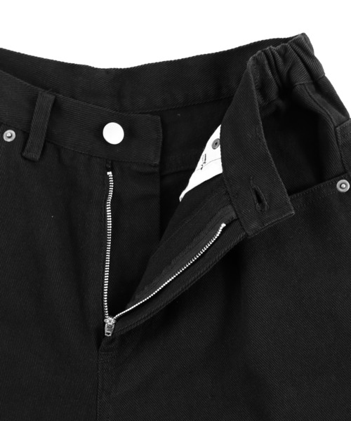 Figments(フィグメンツ)の「ツイルラージバギーパンツ(デニムパンツ・レディース・ブラック・SMALL/MEDIUM/LARGE)」の8枚目の写真