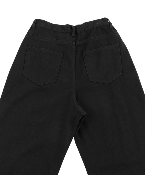 Figments(フィグメンツ)の「ツイルラージバギーパンツ(デニムパンツ・レディース・ブラック・SMALL/MEDIUM/LARGE)」の10枚目の写真