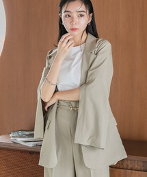 Dita Muaj. | 【ZOZO限定】フレアスリーブスリットテーラードジャケット(2way)(テーラードジャケット)