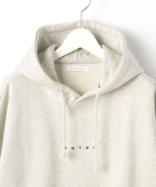 FUTUR（フューチャー）の「＜FUTUR＞ CORE LOGO HOODIE/パーカー（パーカー・メンズ・ナチュラル・M/L/XL）」の3枚目の写真