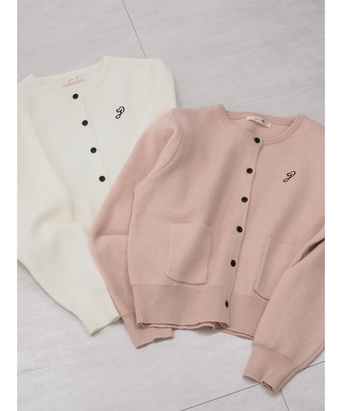 JUMELLE（ジュメロ）の「マシュマロタッチカーディガン（カーディガン/ボレロ・レディース・ピンク/ホワイト・FREE）」の11枚目の写真