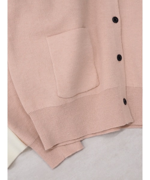 JUMELLE（ジュメロ）の「マシュマロタッチカーディガン（カーディガン/ボレロ・レディース・ピンク/ホワイト・FREE）」の15枚目の写真