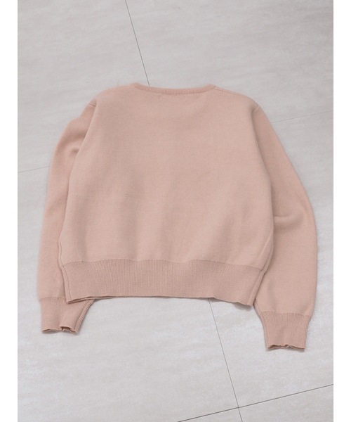 JUMELLE（ジュメロ）の「マシュマロタッチカーディガン（カーディガン/ボレロ・レディース・ピンク/ホワイト・FREE）」の12枚目の写真