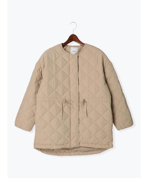 Te chichi TERRASSE(テチチテラス)の「ドロストキルティンブルゾン(ブルゾン・レディース・ベージュ/カーキ/ブラック・フリ-)」の3枚目の写真