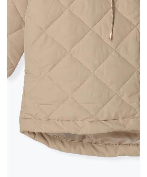 Te chichi TERRASSE(テチチテラス)の「ドロストキルティンブルゾン(ブルゾン・レディース・ベージュ/カーキ/ブラック・フリ-)」の12枚目の写真