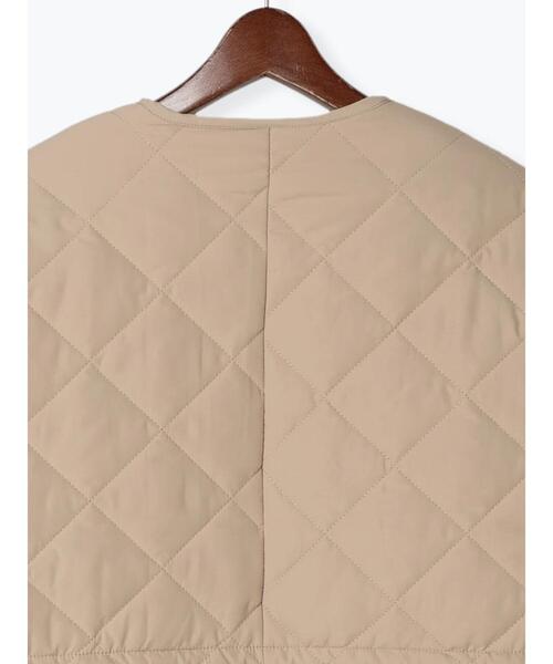 Te chichi TERRASSE(テチチテラス)の「ドロストキルティンブルゾン(ブルゾン・レディース・ベージュ/カーキ/ブラック・フリ-)」の13枚目の写真