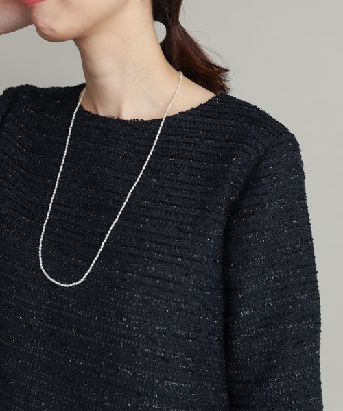 URBAN RESEARCH DOORS（アーバンリサーチドアーズ）の「ツイード TOPS セットアップ（セットアップ・レディース・ブルー系その他/ホワイト系その他・MEDIUM）」の17枚目の写真