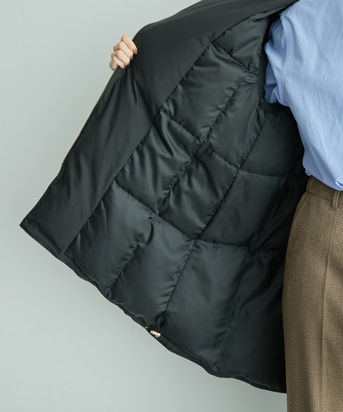 ROPE'（ロペ）の「【VERY12月号掲載】VERYモデル申真衣さんコラボ ダウンベスト＆コート（ダウンジャケット/コート・レディース・ブラック/ホワイト・38/36）」の9枚目の写真