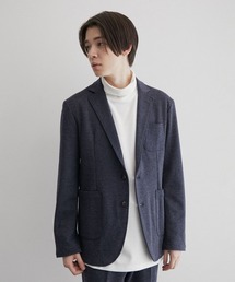 JUNRED | 杢ニットカツラギ2Bジャケット(テーラードジャケット)