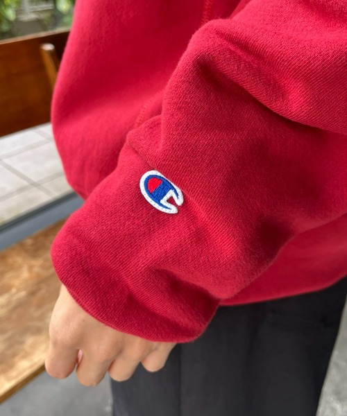 Champion(チャンピオン)の「【Champion/チャンピオン】REVERSE WEAVE クルーネックスウェットシャツ(スウェット・メンズ・アイボリー/ブラック/レッド・XX-LARGE/X-LARGE)」の19枚目の写真