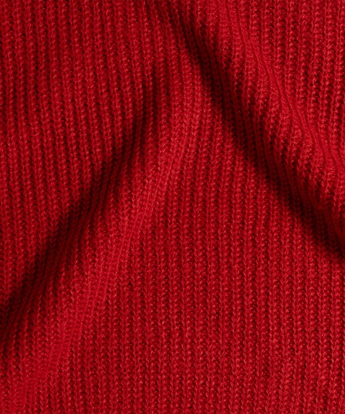 MUHET(ミュエータ)の「マフラー付きニットプルオーバー(ニット/セーター・レディース・マスタード/レッド/ライトベージュ・X-LARGE/MEDIUM)」の8枚目の写真