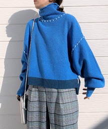 Q | ハンドステッチニット(ニット/セーター)