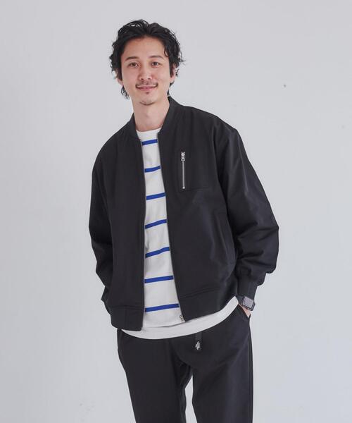 coen(コーエン)の「The M&M Store(ザ・ミックス&マッチストア)コラボ 極楽FITブルゾン(ブルゾン・メンズ・ブラック/ネイビー・S/M/L/XL)」の3枚目の写真