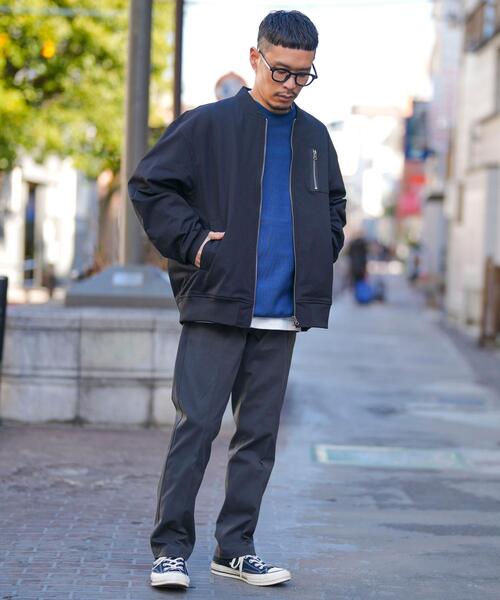 coen(コーエン)の「The M&M Store(ザ・ミックス&マッチストア)コラボ 極楽FITブルゾン(ブルゾン・メンズ・ブラック/ネイビー・S/M/L/XL)」の7枚目の写真