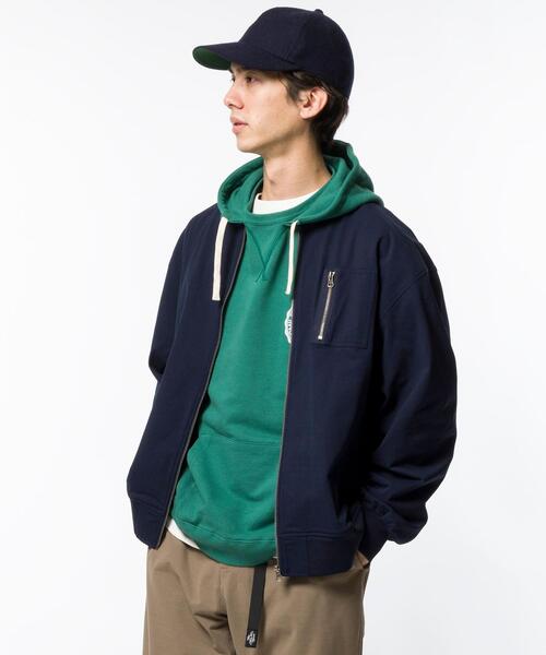 coen(コーエン)の「The M&M Store(ザ・ミックス&マッチストア)コラボ 極楽FITブルゾン(ブルゾン・メンズ・ブラック/ネイビー・S/M/L/XL)」の9枚目の写真