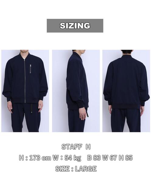 coen(コーエン)の「The M&M Store(ザ・ミックス&マッチストア)コラボ 極楽FITブルゾン(ブルゾン・メンズ・ブラック/ネイビー・S/M/L/XL)」の20枚目の写真