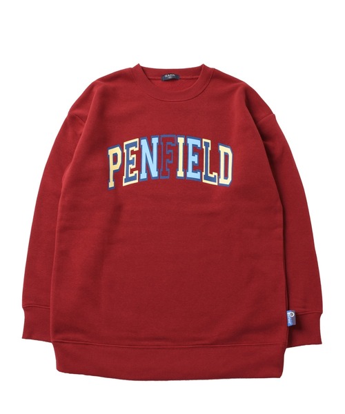 GLAZOS（グラソス）の「【Penfield】裏起毛・カラフルロゴプリントトレーナー（スウェット・キッズ・チャコールグレー/レッド/オートミール/ネイビー・140cm/150cm/160cm/170cm）」の6枚目の写真